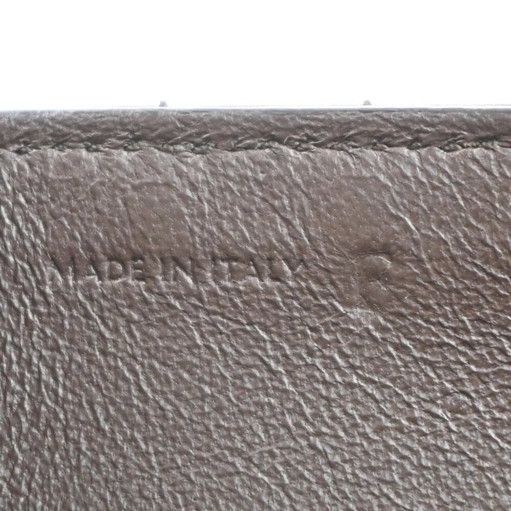 CELINE C Logo Chain Shoulder Hand Bag Quilted Leather Brown GHW Italy 57RL830 - Picture 12 of 16